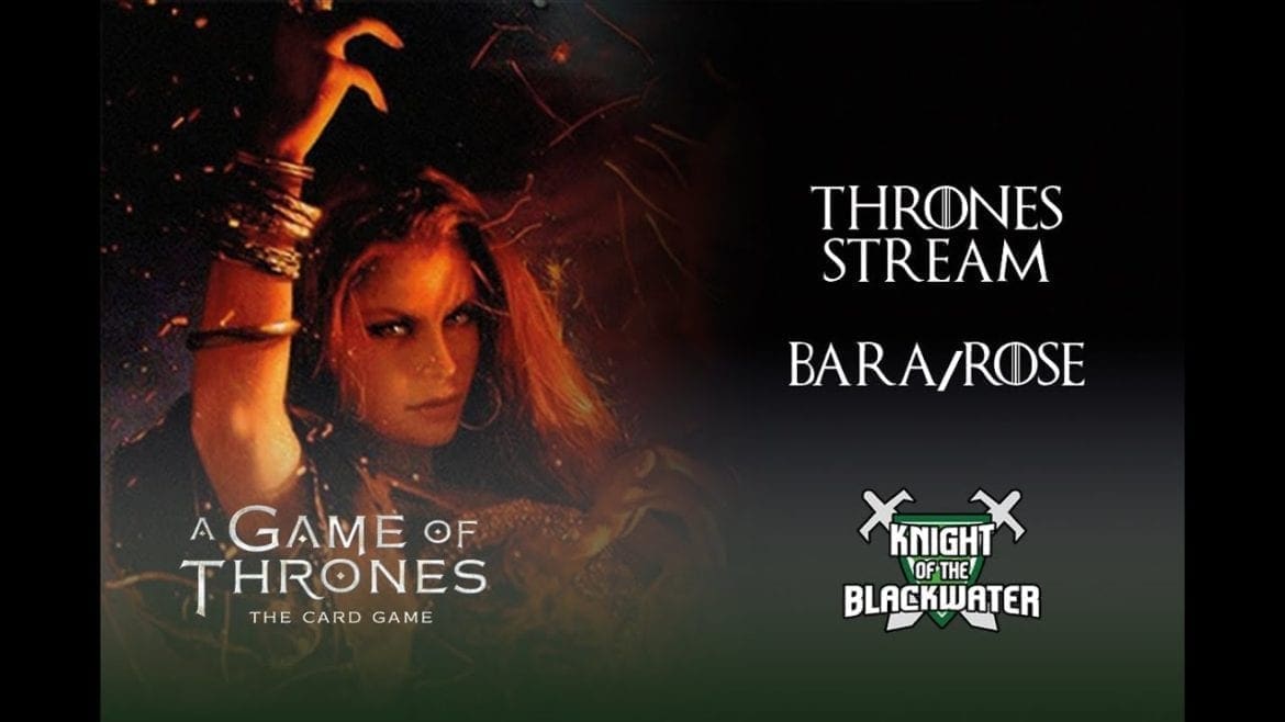Twitch Live Stream 29th November - Lunch Time Thrones - Bara/Rose